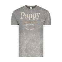 Cloud Rock Mens Pappy Because Grandpa Is For Old Guys Funny Vintage Tee - linhVisuals