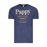 Vintage Denim Mens Pappy Because Grandpa Is For Old Guys Funny Vintage Tee - linhVisuals