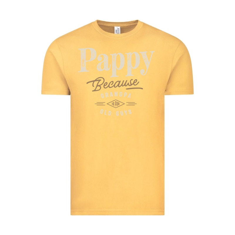 Mens Pappy Because Grandpa Is For Old Guys Funny Vintage Tee by linhVisuals | Teevron