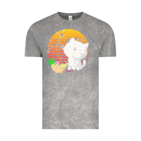 Cloud Rock cat t  shirt ramen noodles kawaii cat t  shirt Vintage Tee - linhVisuals