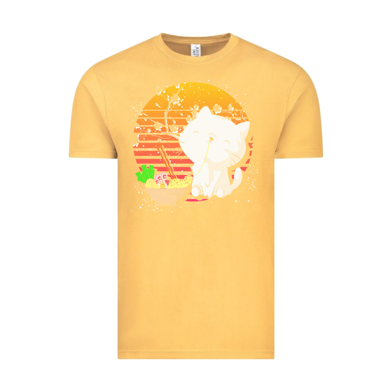 Cat T  Shirt Ramen Noodles Kawaii Cat T  Shirt Vintage Tee by linhVisuals | Teevron