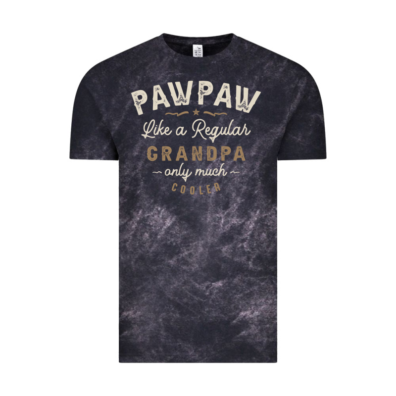 Mens Pawpaw Like A Regular Grandpa Funny Fathers Day Vintage Tee by linhVisuals | Teevron
