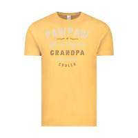Vintage Mustard Mens Pawpaw Like a Regular Grandpa Funny Fathers Day Vintage Tee - linhVisuals