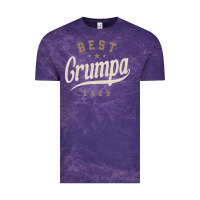 Cloud Purple Mens Best Grumpa Ever Funny Grandpa Vintage Tee - linhVisuals