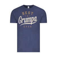Vintage Denim Mens Best Grumpa Ever Funny Grandpa Vintage Tee - linhVisuals