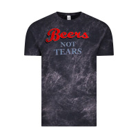 Cloud Black beers not tears Vintage Tee - linhVisuals