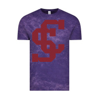 Cloud Purple santa clara br Vintage Tee - linhVisuals