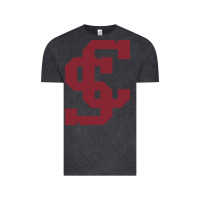 Vintage Black santa clara br Vintage Tee - linhVisuals