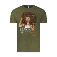Vintage Olive black and boujee [tb] Vintage Tee - linhVisuals
