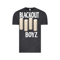 Vintage Black blackout boyz black Vintage Tee - linhVisuals
