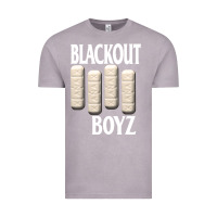 Vintage Zinc blackout boyz black Vintage Tee - linhVisuals