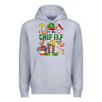 Heather Grey im the chef elf Premium Hoodie - FaDigitalArtStudio