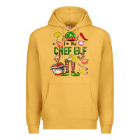 Mustard im the chef elf Premium Hoodie - FaDigitalArtStudio