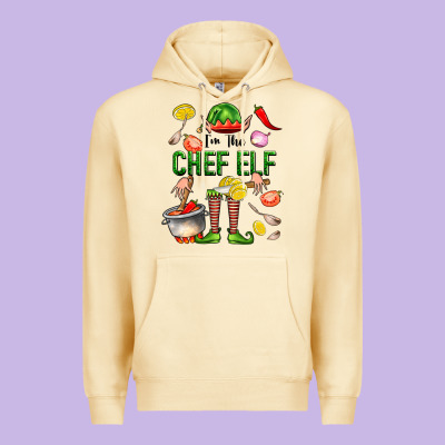 Im The Chef Elf Premium Hoodie Designed By Fadigitalartstudio
