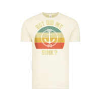 Vintage Arctic mens funny boating shirt but did we sink rope anchor boat captain tank Vintage Tee - linhVisuals
