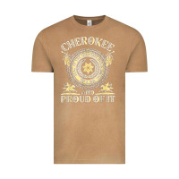 Vintage Camel cherokee native american and proud of t shirt Vintage Tee - linhVisuals