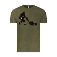 Vintage Olive mens mowing bigfoot   golf course superintendent maintenance turf t sh Vintage Tee - linhVisuals