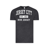 Vintage Black jersey city new jersey nj vintage established sports design pullover h Vintage Tee - linhVisuals