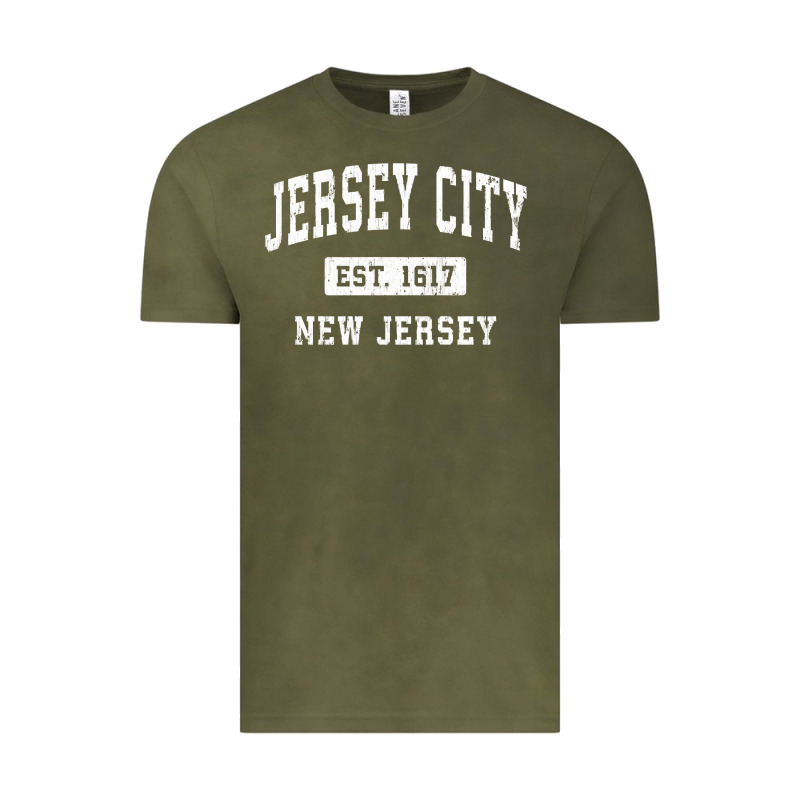 Jersey City New Jersey Nj Vintage Established Sports Design Pullover H Vintage Tee by linhVisuals | Teevron
