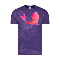 Cloud Purple mermaid t  shirt pink mermaid t  shirt Vintage Tee - linhVisuals