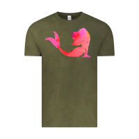 Vintage Olive mermaid t  shirt pink mermaid t  shirt Vintage Tee - linhVisuals