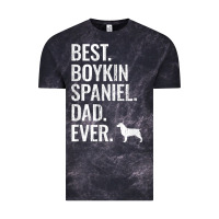 Cloud Black mens best boykin spaniel dad ever   cool dog owner gift Vintage Tee - linhVisuals