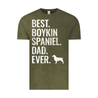 Mens Best Boykin Spaniel Dad Ever   Cool Dog Owner Gift Vintage Tee | Teevron