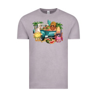 Vintage Zinc summer gnomies truck Vintage Tee - NancyCooperArtShop
