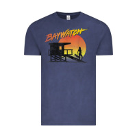 Vintage Denim baywatch lifeguard sunset t shirt Vintage Tee - linhVisuals