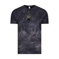 Cloud Black ah 64 apache longbow helicopter t shirt t shirt Vintage Tee - linhVisuals
