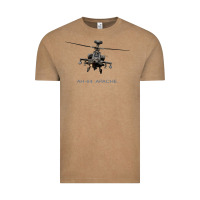 Vintage Coffee ah 64 apache longbow helicopter t shirt t shirt Vintage Tee - linhVisuals