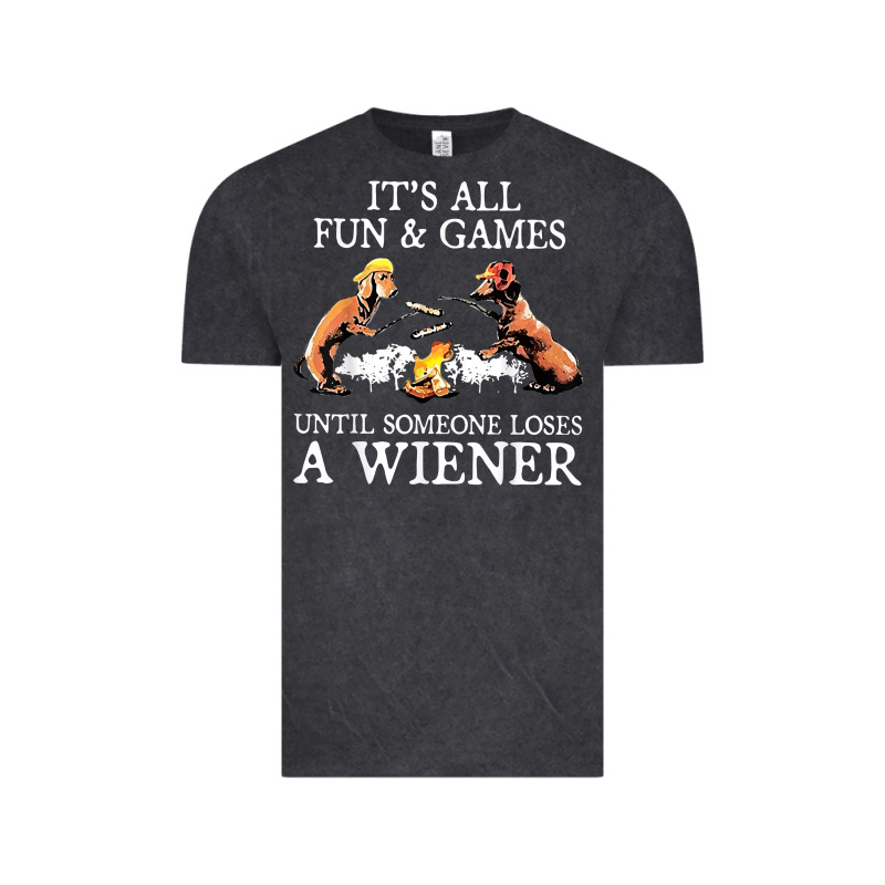 It's All Fun And Games Until Someone Loses A Wiener Shirt Vintage Tee by linhVisuals | Teevron