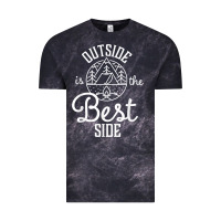 Cloud Black outside is the best side for outdoor campers and hikers t shirt Vintage Tee - linhVisuals