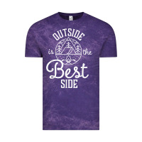Cloud Purple outside is the best side for outdoor campers and hikers t shirt Vintage Tee - linhVisuals