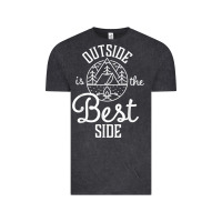 Vintage Black outside is the best side for outdoor campers and hikers t shirt Vintage Tee - linhVisuals