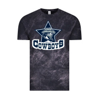 Cloud Black the cowboys football Vintage Tee - linhVisuals
