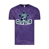 Cloud Purple the cowboys football Vintage Tee - linhVisuals