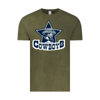 Vintage Olive the cowboys football Vintage Tee - linhVisuals