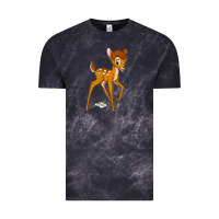 Cloud Black bambi Vintage Tee - linhVisuals