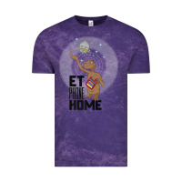 Cloud Purple e.t. phone home spaceship flying away premium t shirt Vintage Tee - linhVisuals