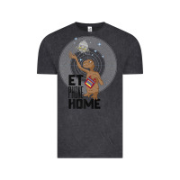 Vintage Black e.t. phone home spaceship flying away premium t shirt Vintage Tee - linhVisuals