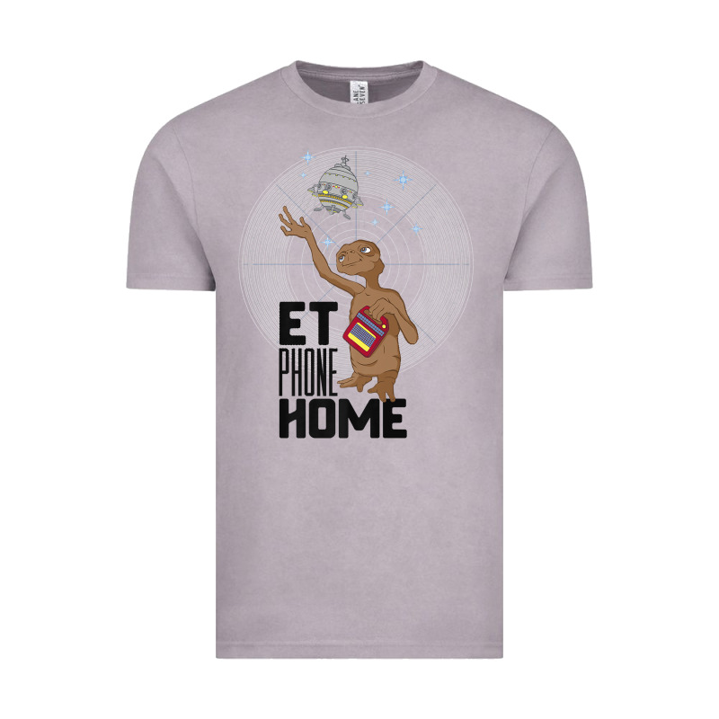E.t. Phone Home Spaceship Flying Away Premium T Shirt Vintage Tee by linhVisuals | Teevron