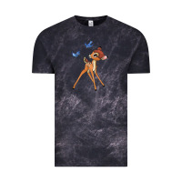 Cloud Black bambi Vintage Tee - linhVisuals