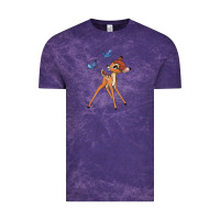 Cloud Purple bambi Vintage Tee - linhVisuals