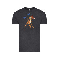 Vintage Black bambi Vintage Tee - linhVisuals