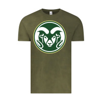 Vintage Olive The colorado state rams Vintage Tee - linhVisuals