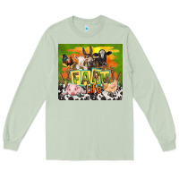 Matcha farm life with animals Long Sleeve Tee - TumblerDesignByShophia