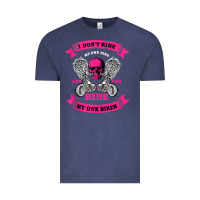 Vintage Denim biker gear motorcycle gifts biker chick i ride my biker tank top Vintage Tee - linhVisuals