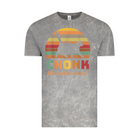 Cloud Rock chonk cat scale meme retro oh lawd he comin' memes t shirt Vintage Tee - linhVisuals