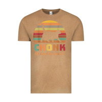 Vintage Camel chonk cat scale meme retro oh lawd he comin' memes t shirt Vintage Tee - linhVisuals